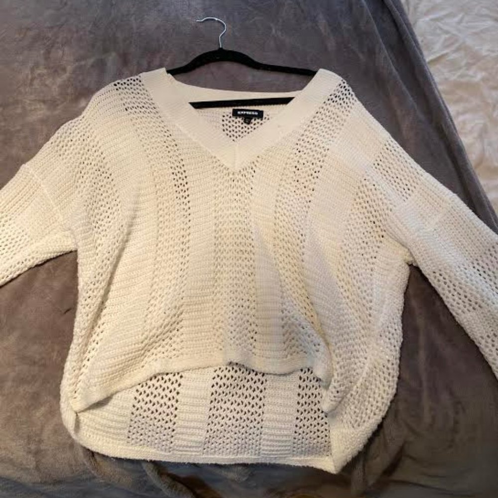 White Express Sweater